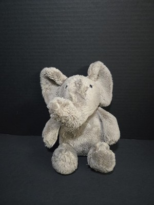 9'' Baby Gap Elephant Grey Soft Plush Stuffed Animal Toy 