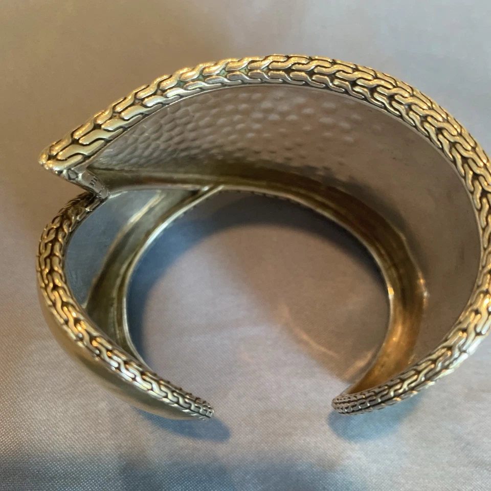 John Hardy 22k 黄金和 SS Palu 袖口手链 — 第 4/4 张图片