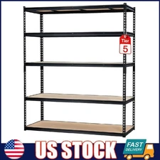 Garage Shelving Unit ,5 Tier Heavy Duty Metal Storage Shelf Utility Rack 3000Lbs