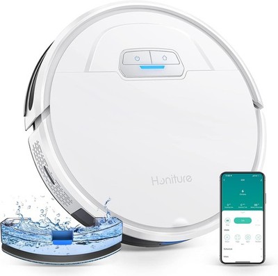 HONITURE Robot Vacuum Mop Combo,4000pa Strong Suction,G20 Robot App & Voice NEW