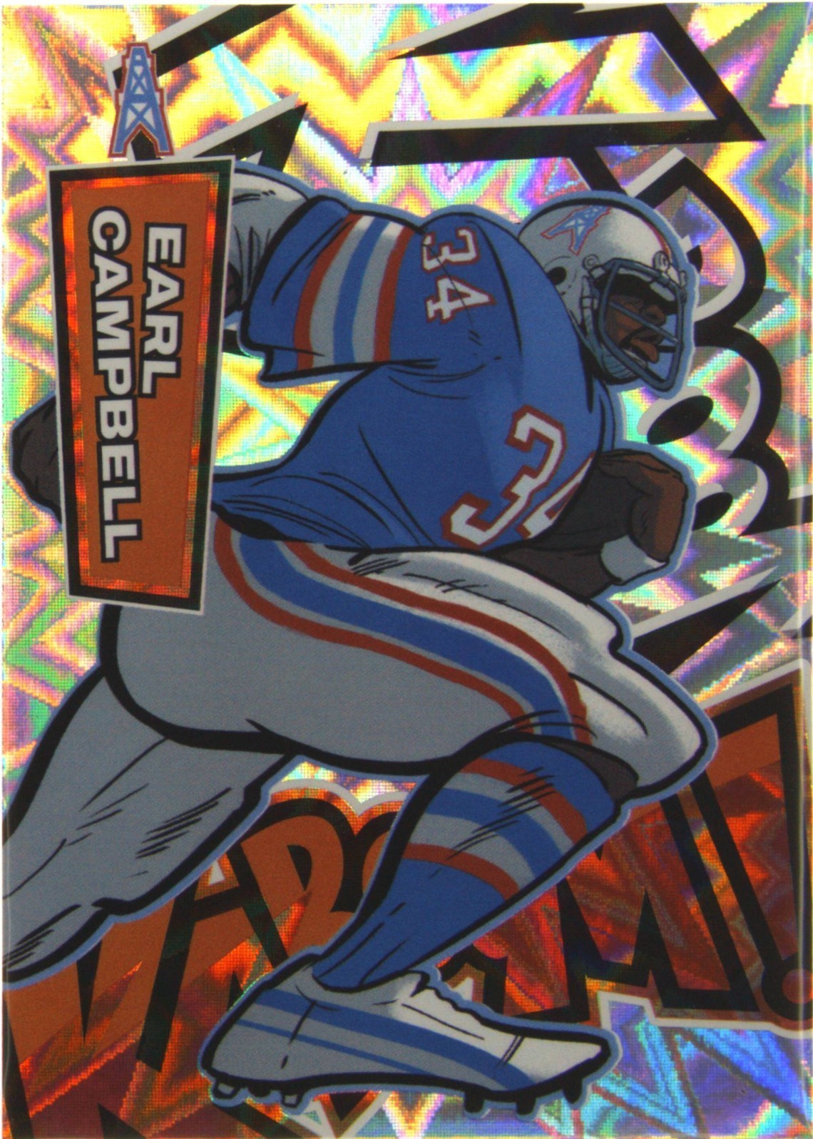 2025 Panini Absolute - Kaboom! Vertical Earl Campbell #15 for sale
