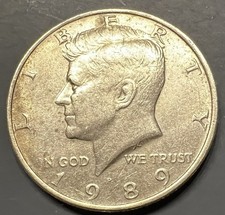 1989 P Kennedy Half Dollar – DDR + Missing “I” Error KM#164