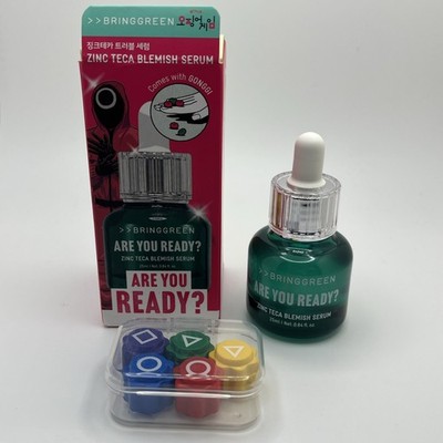 Limited Edition Bring Green Zinc Teca Blemish Serum 25 ml + Squid Game Gonggi