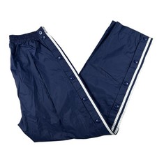 Vintage Adidas Pants Mens Medium Tear Away 3-Stripes Snap Side Track 90s Y2K