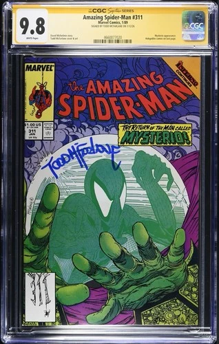 Amazing Spider-man 311 Cgc 9.8 1989 Signed Signature Series Todd McFarlane Marve