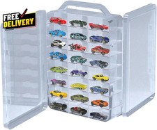 Clear Carry case 48 cars fit lot Hot Wheels Matchbox diecast storage set jammer
