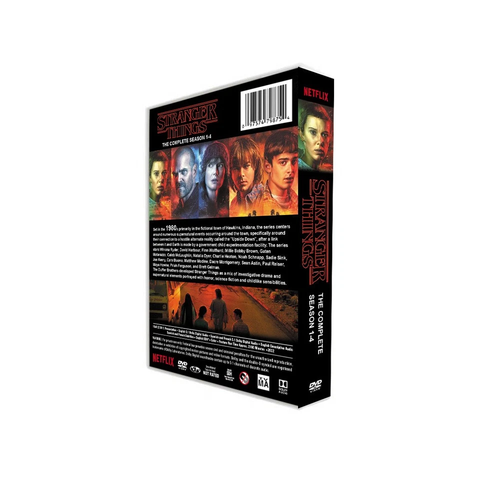 Stranger Things 1-4 Staffel 11-Disc DVD Box Set Alle Region - Bild 2 von 3
