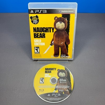 PS3 PLAYSTATION 3 NAUGHTY BEAR GOLD EDITION GAME