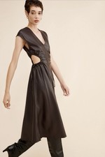ASTR The Label Miranda Vegan Leather L NWT