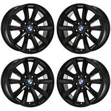 17 Bmw 528i Gloss Black Exchange Wheels Rims Factory Oem 71403 2011-2017