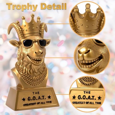 Goat Trophy Winner Award - Handmade 6 Inch Funny Greatest of All