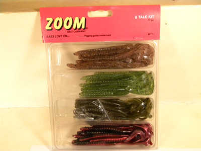 Zoom U Tale Kit 51 pc Worms crankbait lure