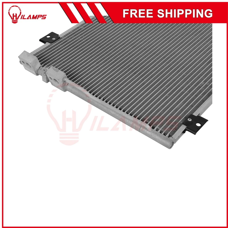 Condensador de aire acondicionado de aluminio para camioneta Dodge Dakota 2005-2011 cabina 4 puertas 3,7 4,7 L Foto 4 de 4