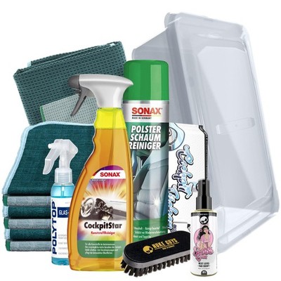 Auto Innenreinigungs Set SONAX CockpitStar Waschbox Reiniger Set Cockpitpflege