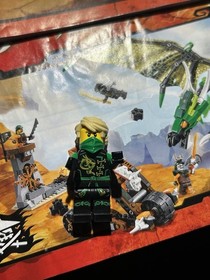 LEGO Ninjago 70593 Lloyd's Elemental Dragon Skybound Set 100% Complete w manuals