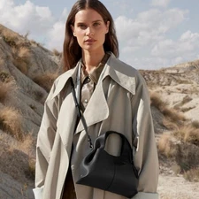 Polène Numéro Neuf Mini Bag Black Authentic Used Luxury Women's Handbag From Jap