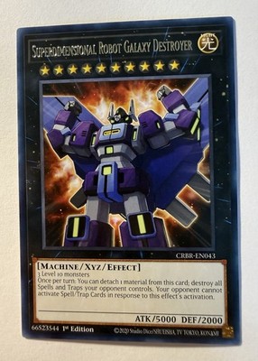Superdimensional Robot Galaxy Destroyer CRBR-EN043 1st Edition Rare Crossover Br