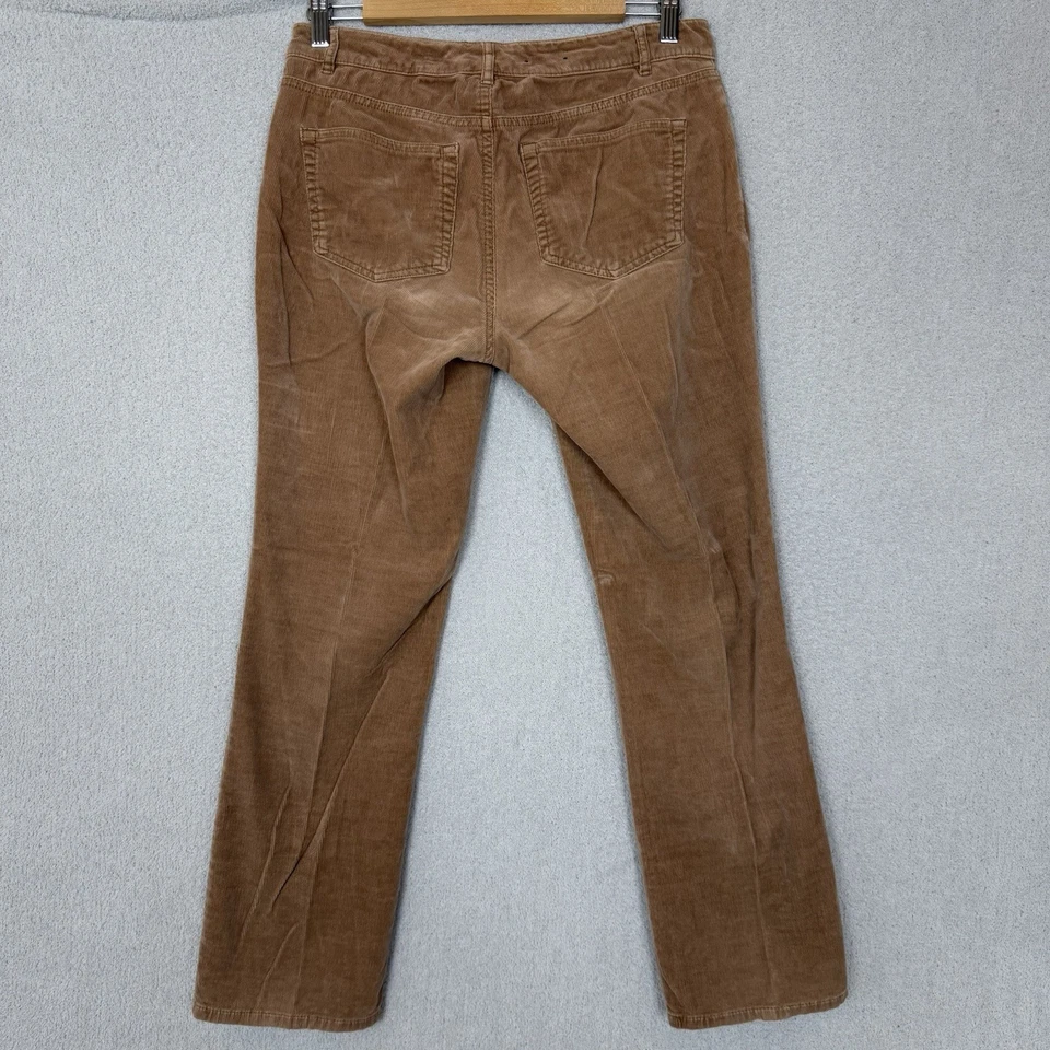 Chaps Corduroy Pants Women's 4P (32x29) Petite Brown Modern Casual Trendy Chinos - Image 3 of 4