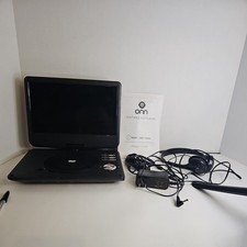 ONN 7 Swivel Screen Portable DVD Player ONA17AV048 Black tested works t1