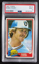 1981 Topps Robin Yount #515 PSA 9 Mint Milwaukee Brewers HOF
