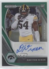 2021 Panini Prizm Draft Picks Green Daviyon Nixon #DPA-DNI Auto 0rd2