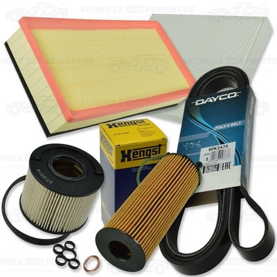 Inspektionskit Filter Satz Paket XXL (P) PORSCHE CAYENNE  3,0D -2010 staubreich