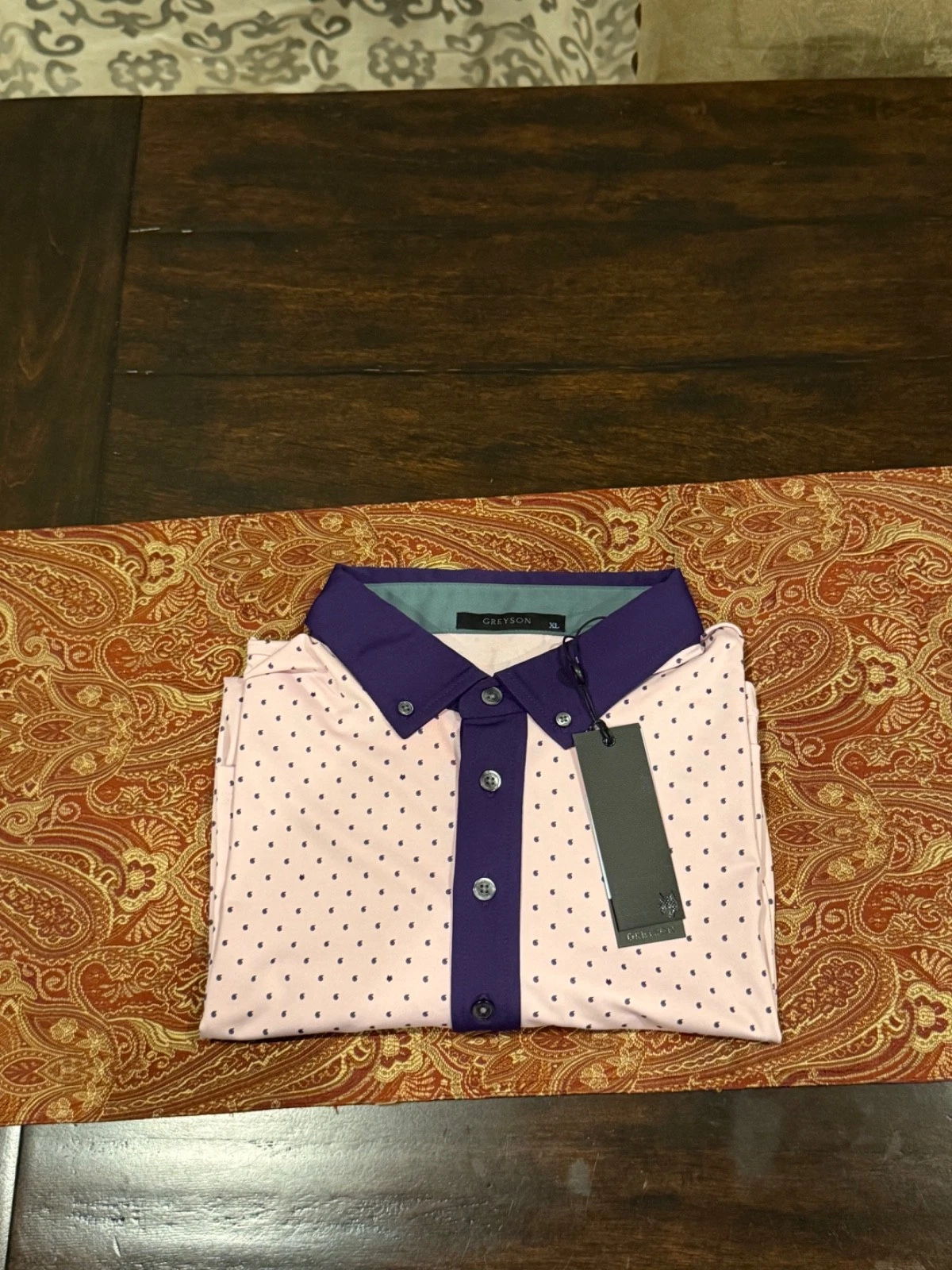 Greyson Men's XL Sunrise Icon G Polo MSRP $118