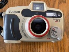 Canon Sure Shot A1 underwater 35mm camera with 32mm F3.5 lens PARTS ONLY READ