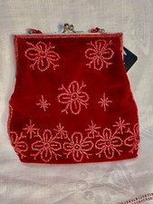 Tasche Handtasche perlenbestickt neu ungenutzt