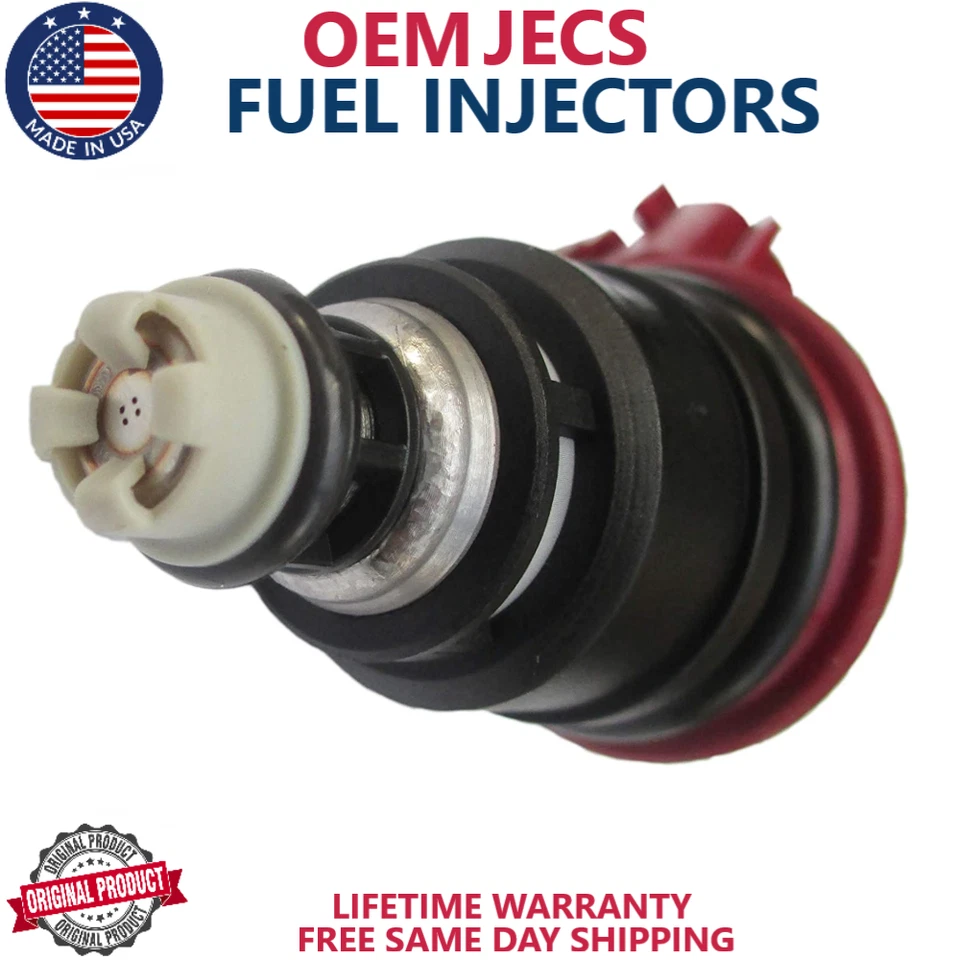 全新 6 件 原始设备制造商 JECS 燃油喷射器 适用于 1993 - 1997 年日产和英菲尼迪 V6 #16600-10Y01 — 第 4/4 张图片