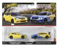 Hot Wheels Premium Culture Car 2-Pack Honda Civic Type R / '99 Honda Civic JBL00