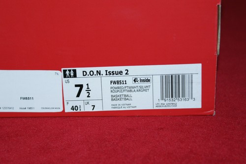 Adidas : D.O.N. Issue 2 Men's Basketball Shoe Size : 7.5 Red / FW8511 / Rare - Picture 11 of 12