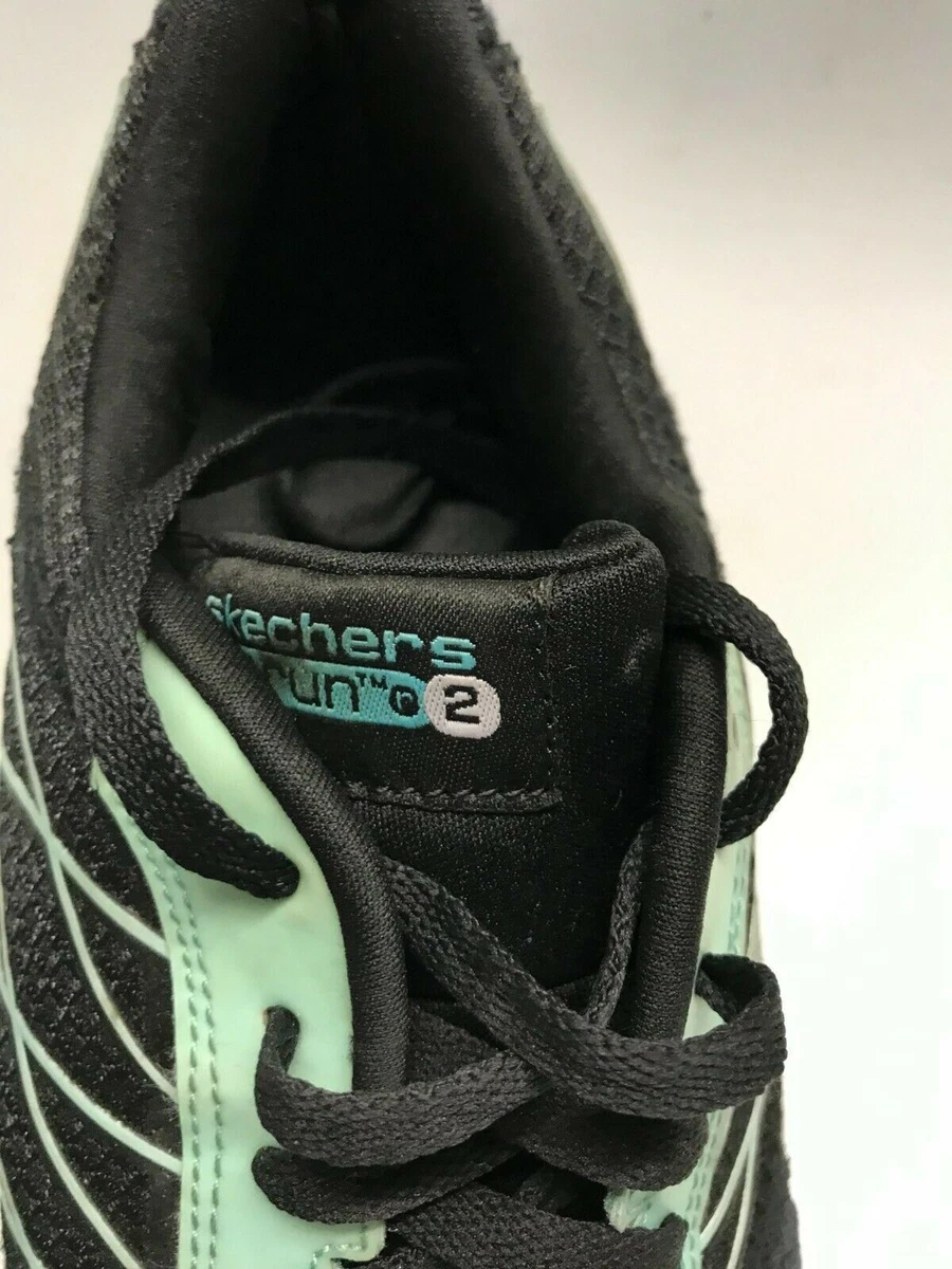 Skechers Performance Go Run 2 NITE OWL Women&#039;s Shoes Size 4.5 Black Blue | eBay