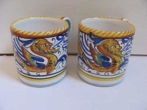Fratelli Mari Deruta-Raffaellesco Italy-293 PM - 2 Small/Espresso/Child Mugs