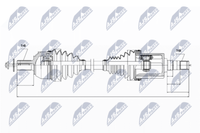 NTY NPW-VV-022 Antriebswelle FüR Volvo, Vorgelegewelle Vorne Links
