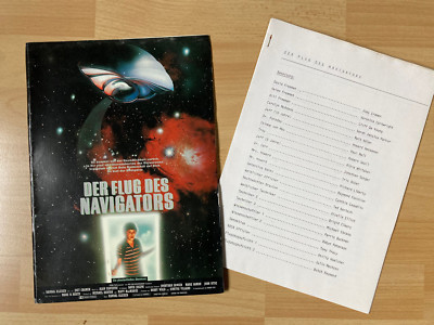 Presseheft * Der Flug des Navigators * 1986 * Joey Cramer * Sarah J. Parker