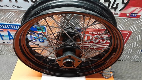 Harley Davidson cerchio ruota raggi 16" x 3" originale doppia flangia Evo 1340 - Foto 8 di 20