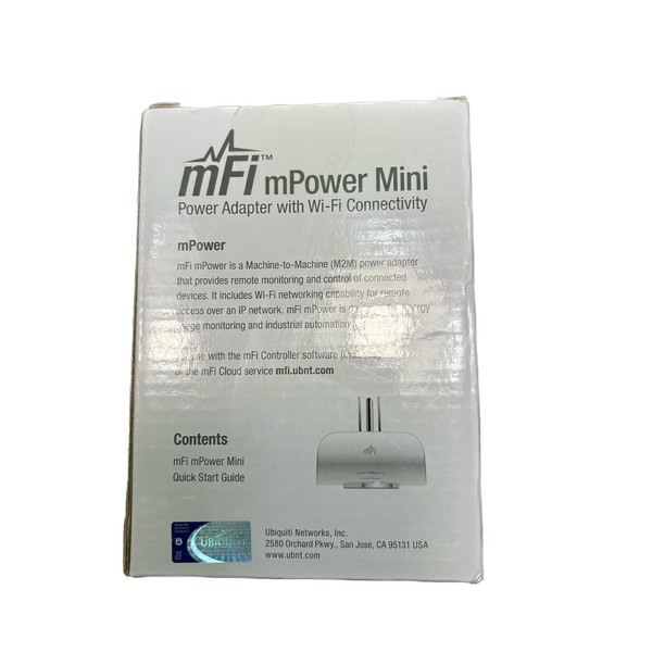 Alternate view of Ubiquiti Mpower-mini Wifi Connect Mfi Smart Power Outlet Plug