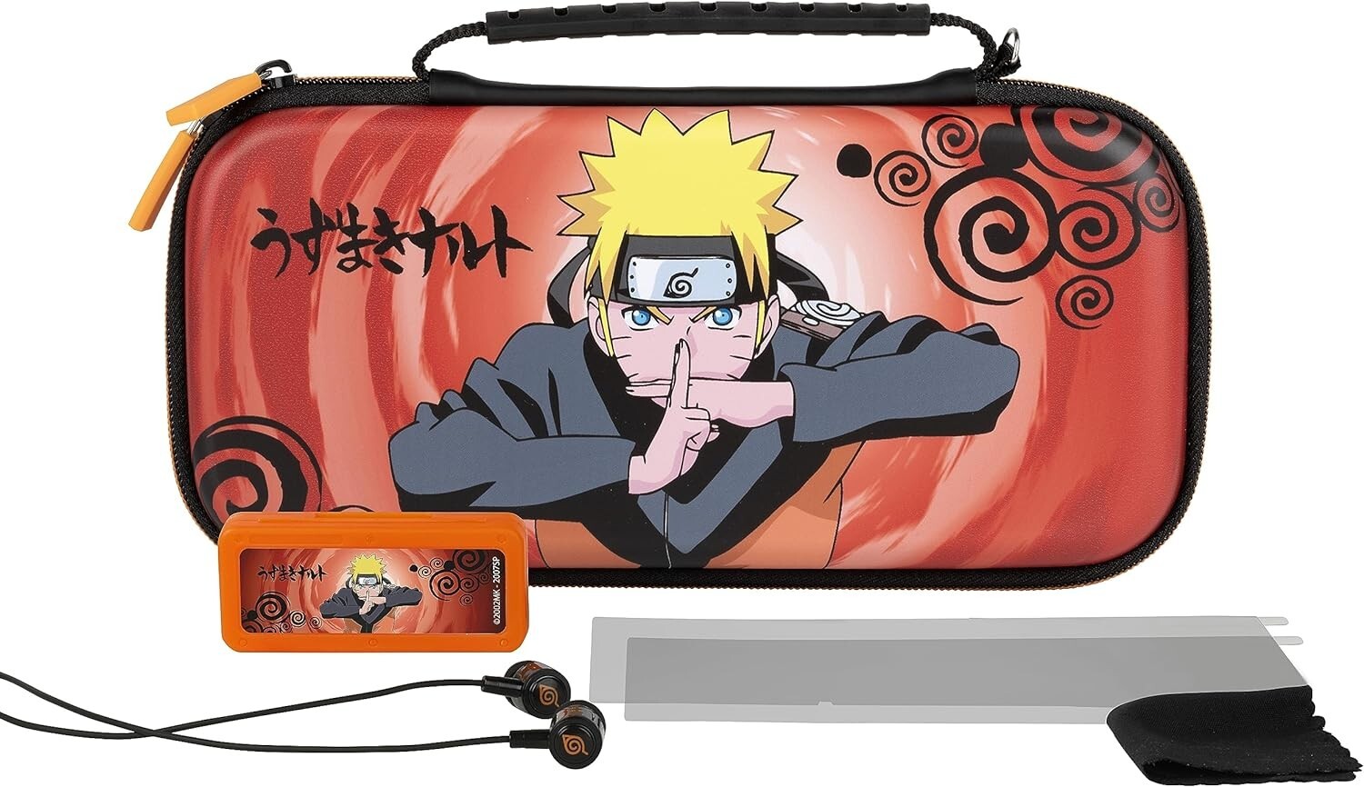 NEUF -KONIX Housse, accessoires NARUTO SHIPPUDEN JUTSU Nintendo Switch et OLED