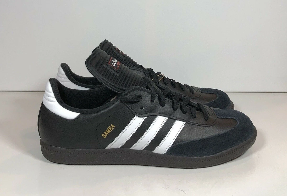 Adidas Samba Men&#039;s Shoes Sneakers Black Red White Gum NEW | eBay