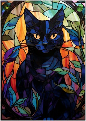 Buntglas Bombay Katze Puzzle 300/500/1000 Teile