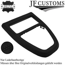 SCHWARZ NAHT LEDER SCHALTSACK UMGEBEN DECKEL F?R LAND ROVER FREELANDER 2 06-14