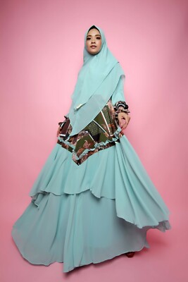 chinese dress ladies One Piece Islamic Women's Prayer Dress N2202
