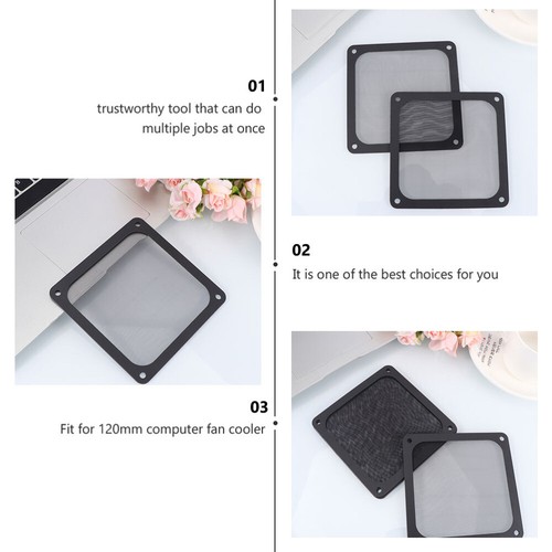 2 PCS PC Cooler Filter Magnetic Filter Pc Computer Fan Filter Grills - Afbeelding 4 van 12