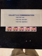 Vintage USPS 1993 Elvis Presley Rock & Roll 29 Cent Postage Sheet of 5 Stamps