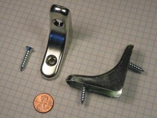 KV #342ZC CORNER BRACE, STEEL, 2" x 2" x 13/16", ZINC-PLATED, WITH SCREWS