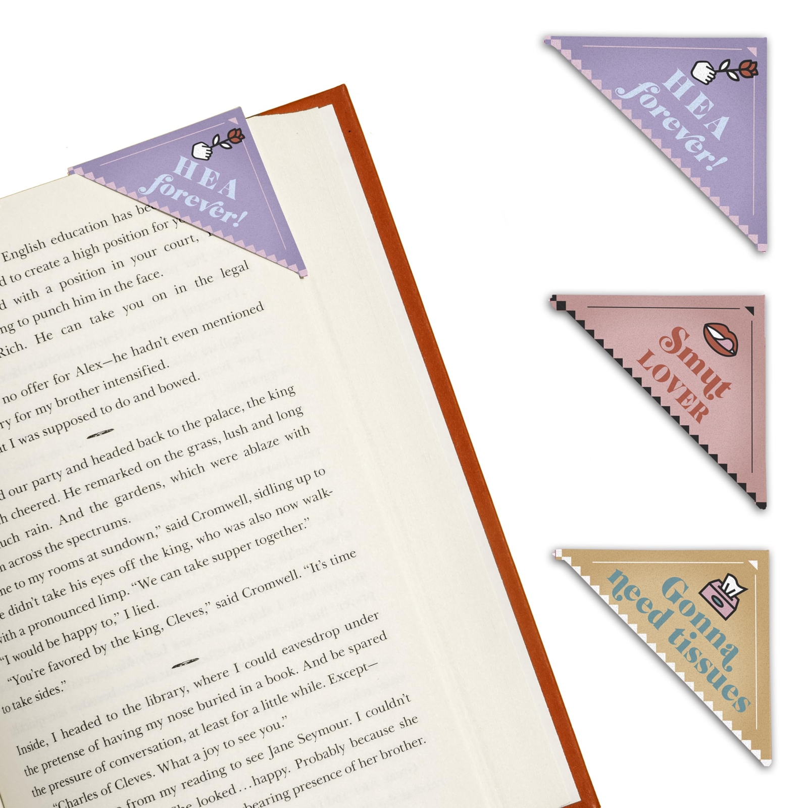 Kk Romance Lovers Bookmark Corners Stationery NUOVO