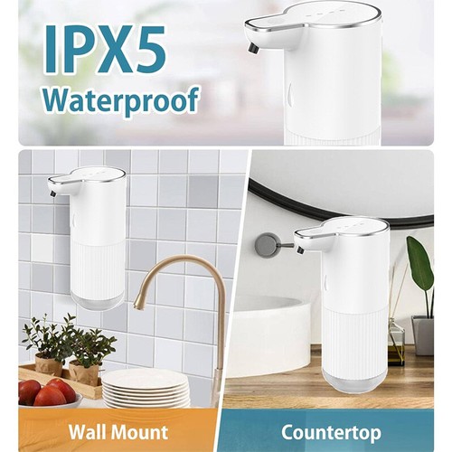 Automatic Foaming Soap Dispenser Touchless Handsfree Motion Sensor Rechargeable - Picture 17 of 18