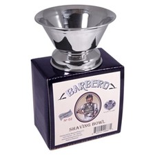Barbero Deluxe Stainless Steel Shaving Bowl No.02