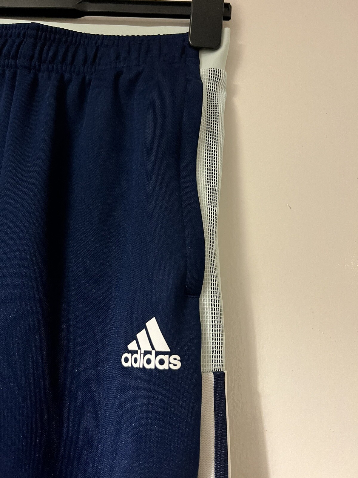 Boys 11-12 Yrs ADIDAS Aberdeen FC Track Suit Joggers Polyester Blue White Stripe image 4